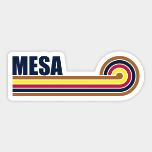 Mesa Arizona horizontal sunset Sticker